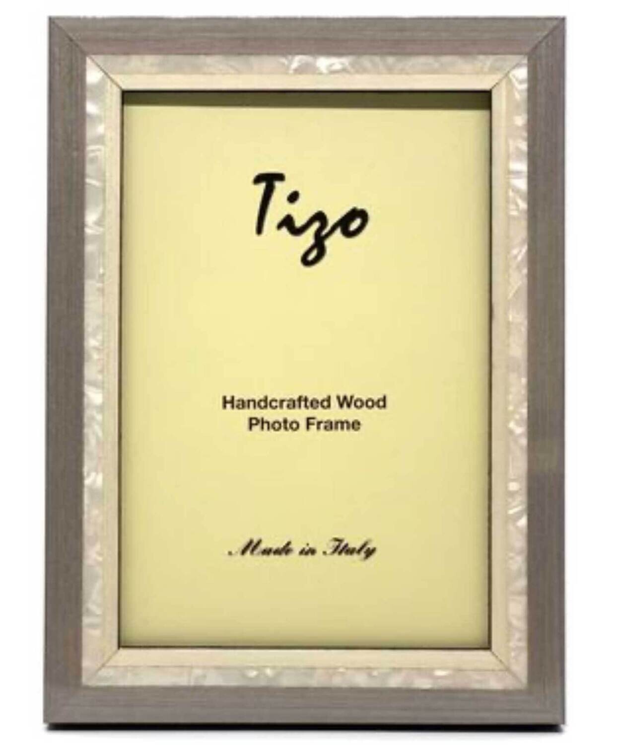 Tizo Grey Mother of Pearl Wooden Picture Frame 8 x 10 Inch ST20GRY-80, MPN: ST20GRY-80,