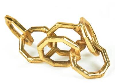 Tizo Metal Chain Gold 11_7.5_4.25 ZA628GDCH, MPN: ZA628GDCH,