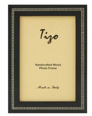 Tizo Black Rails Wooden Picture Frame 4 x 6 Inch ANNBK/E-46, MPN: ANNBK/E-46,