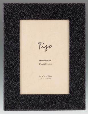 Tizo Shagreen Black Wooden Picture Frame 8 x 10 Inch NC403BK-80, MPN: NC403BK-80,