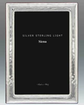 Tizo Shiny Hammered Sterling Silver Picture Frame 4 x 6 Inch 827-46, MPN: 827-46,