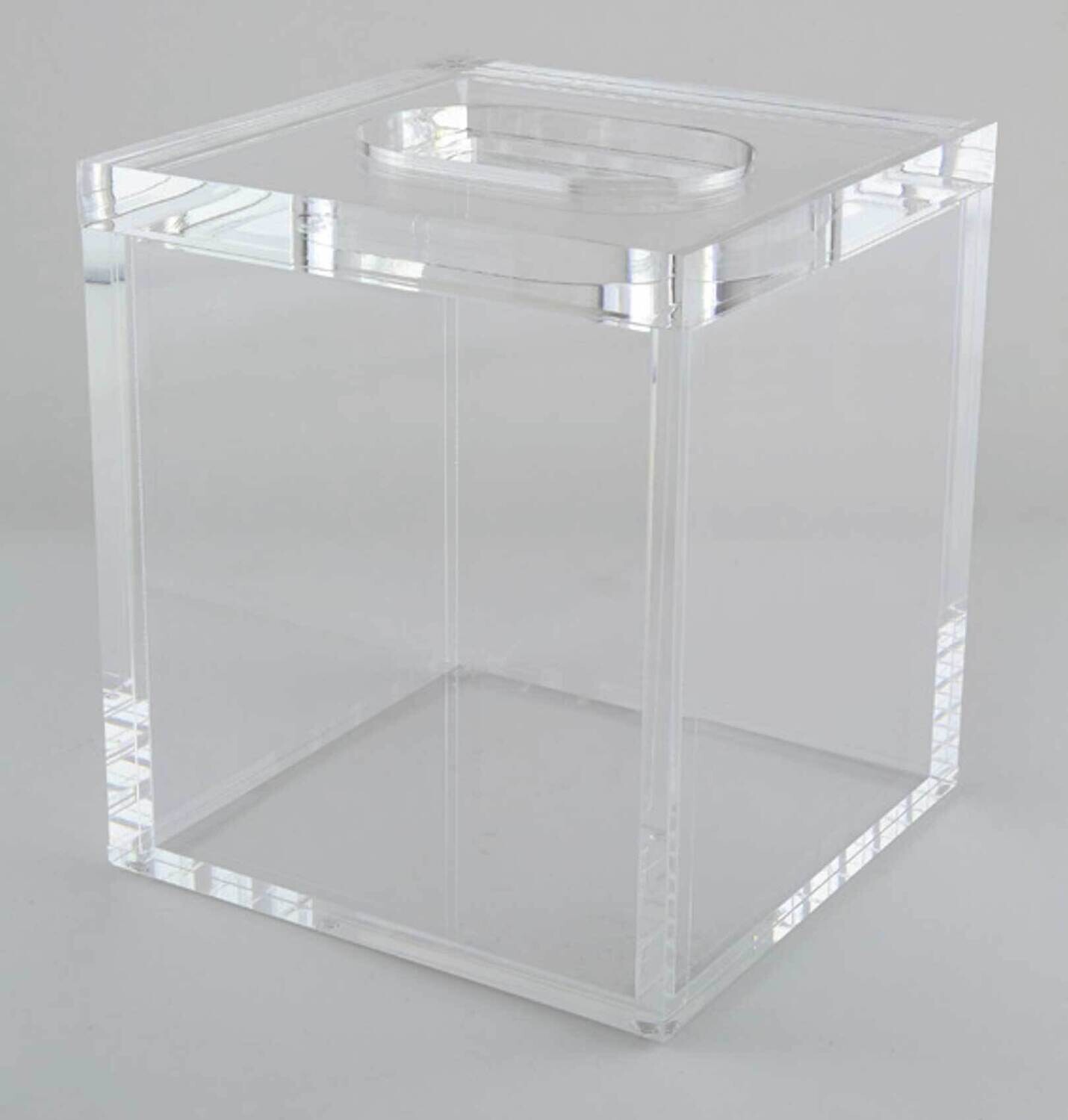 Tizo Lucite Tissue Box with Lid Clear HA230CLTS