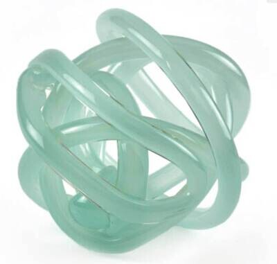 Tizo Glass Knot Turquoise Handblown P117TRKNT, MPN: P117TRKNT,