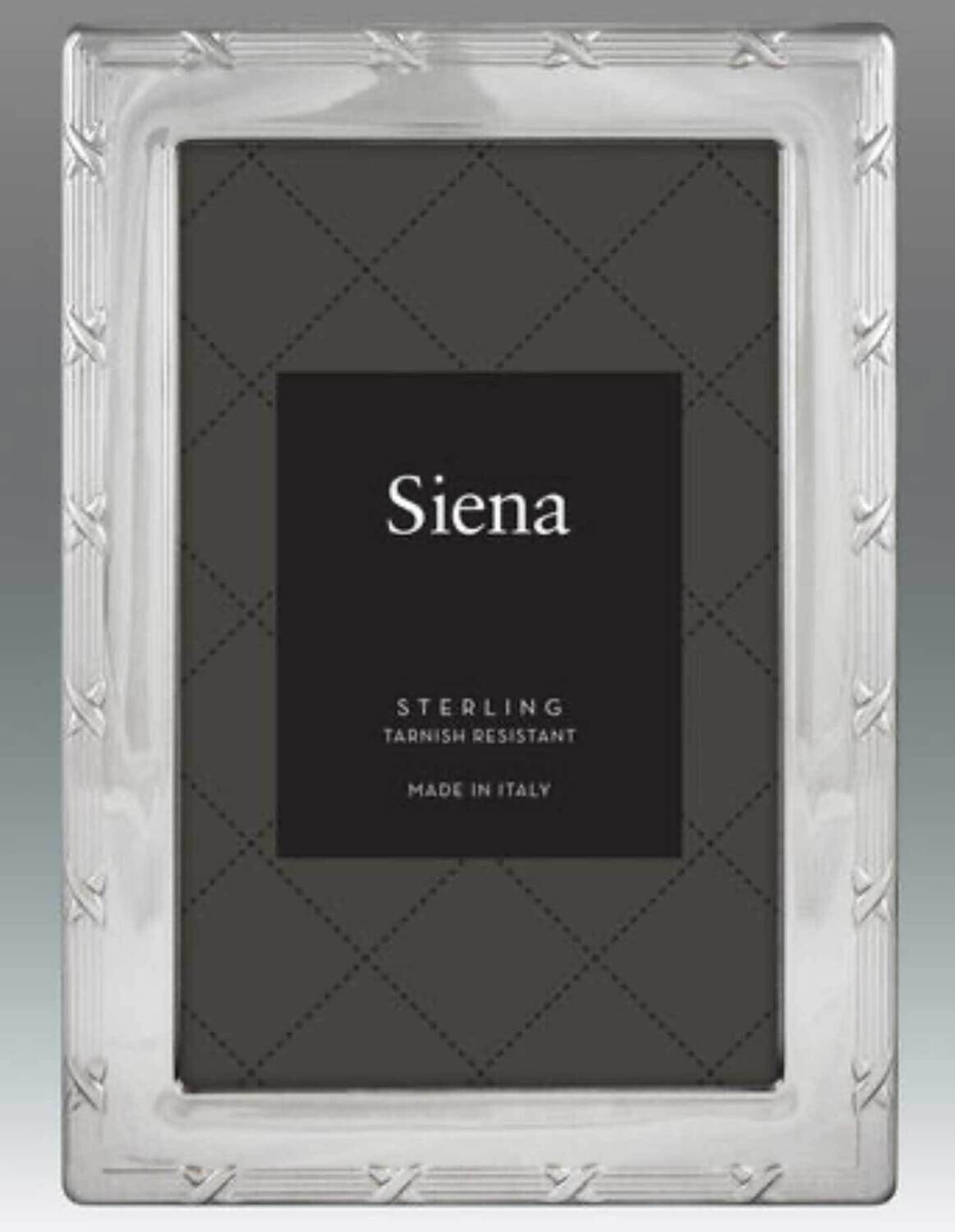 Tizo Reed &amp; Ribbon Sterling Silver Picture Frame 4 x 6 Inch 5040-46, MPN: 5040-46,