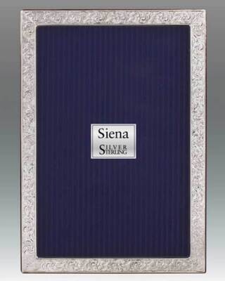 Tizo Floral Embossed Sterling Silver Picture Frame 4 x 6 Inch 1891-46, MPN: 1891-46,