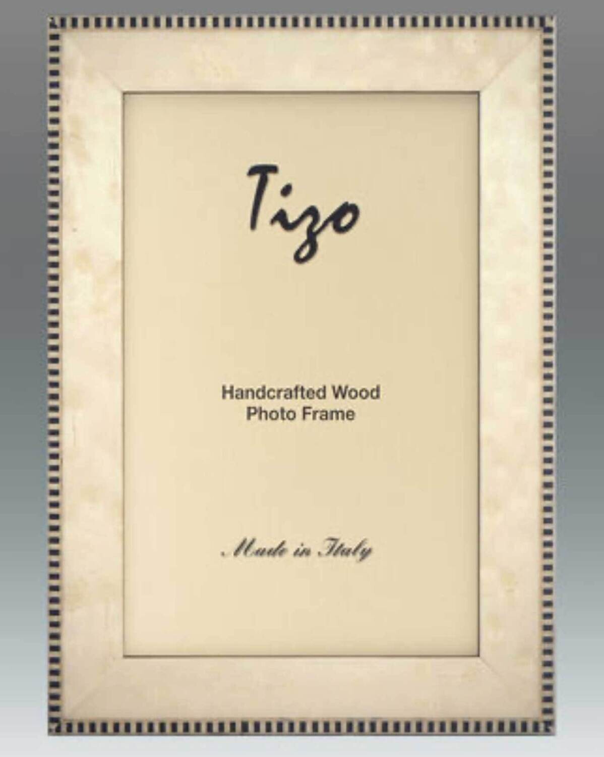 Tizo Zebra White Wooden Picture Frame 4 x 6 Inch ANNWHT-46, MPN: ANNWHT-46,