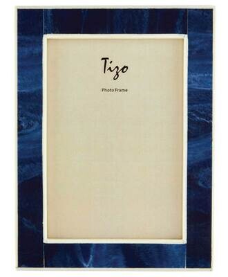 Tizo Dark Blue 4 x 6 Inch Horn Bone Picture Frame W449BLU46, MPN: W449BLU46,