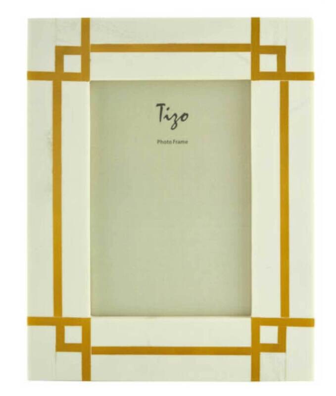 Tizo Art Deco Gold Bone Picture Frame 5 x 7 Inch W432GD57