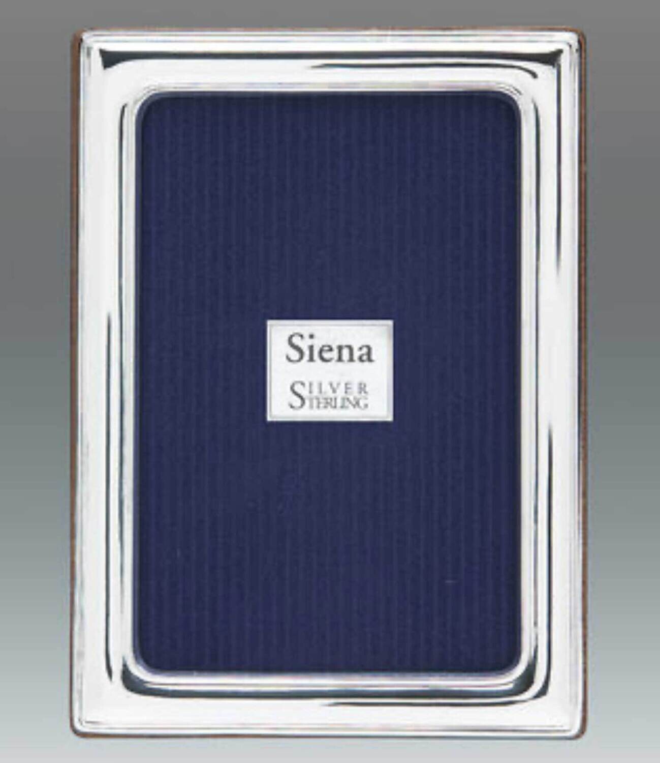 Tizo Classic Plain Sterling Silver Picture Frame 5 x 7 Inch 1819-57