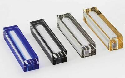Tizo Lucite Smoke Mezuzah HA915SMMZ, MPN: HA915SMMZ,