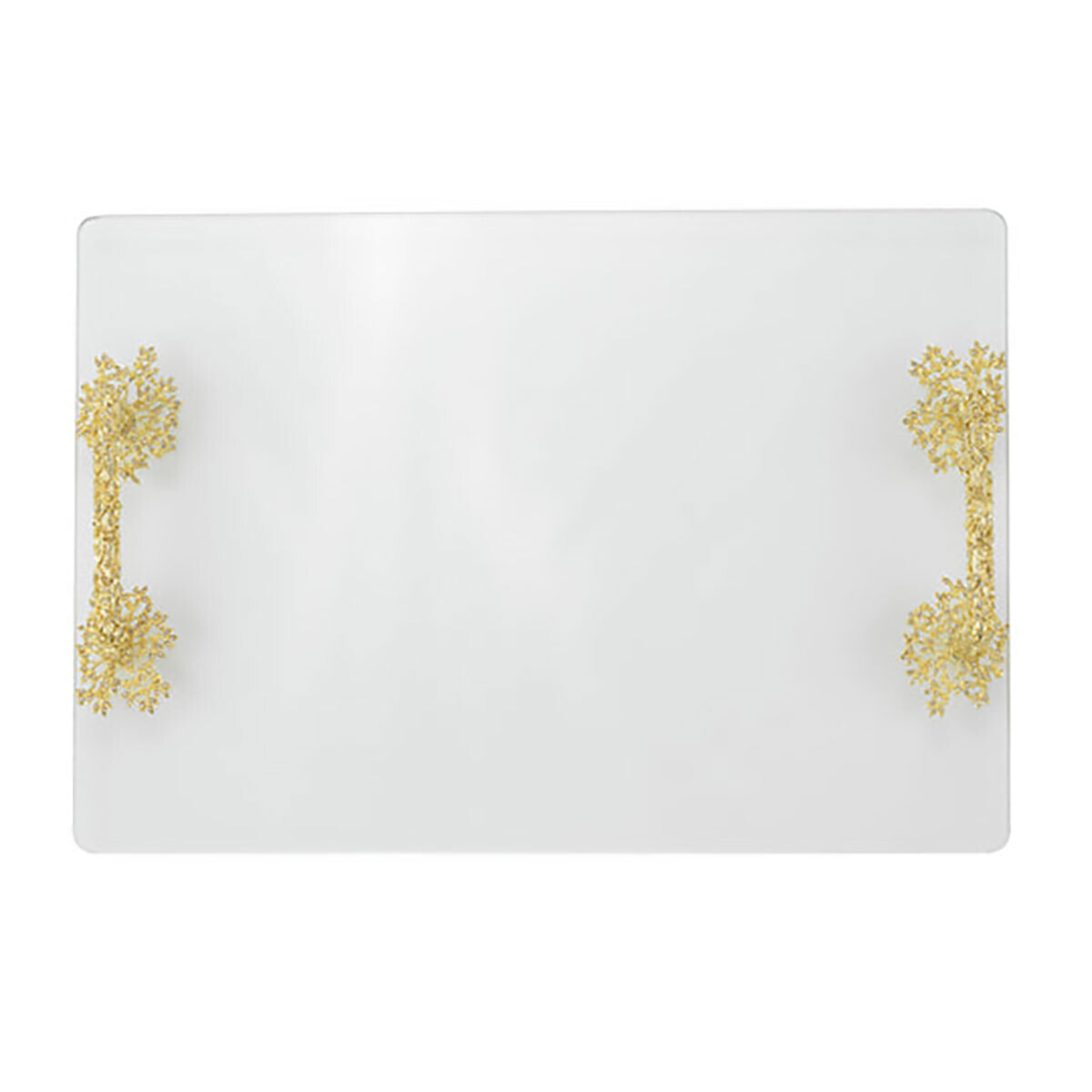 Olivia Riegel Gold Isadora Glass Tray VT9007, MPN: VT9007,