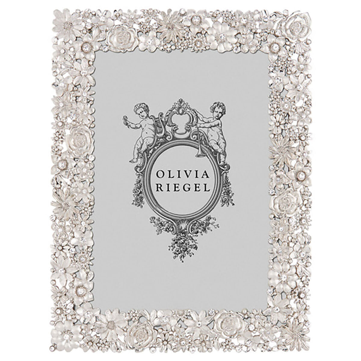 Olivia Riegel Silver Everleigh 5&quot; x 7&quot; Picture Frame RT4517