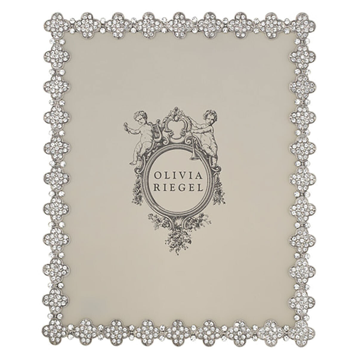 Olivia Riegel Silver Pav� Clover 8&quot; x 10&quot; Picture Frame RT2354, MPN: RT2354, 851090000254