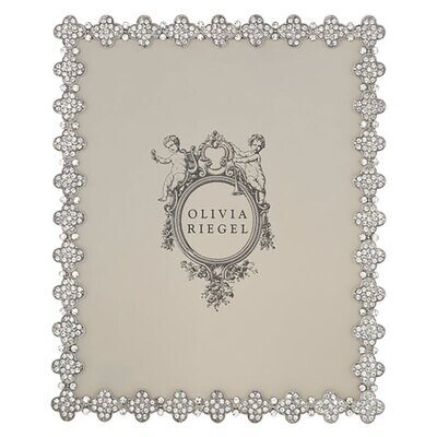 Olivia Riegel Silver Pav� Clover 8&quot; x 10&quot; Picture Frame RT2354, MPN: RT2354, 851090000254