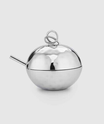 Mary Jurek Opus Sugar Bowl with Dbl Loop &amp; Spoon HOP004, MPN: HOP004,