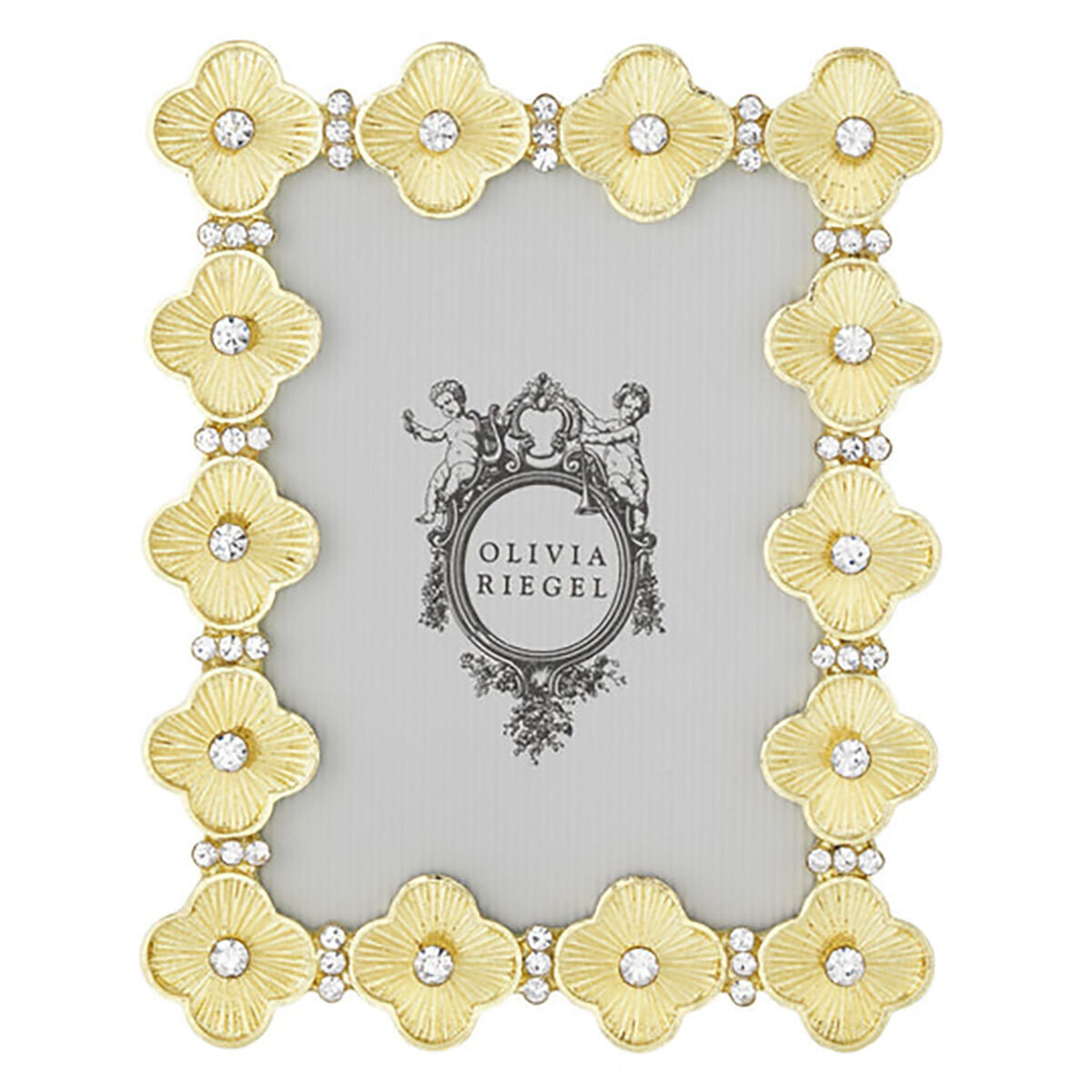 Olivia Riegel Gold Clover 2.5&quot; x 3.5&quot; Picture Frame RT2251, MPN: RT2251,