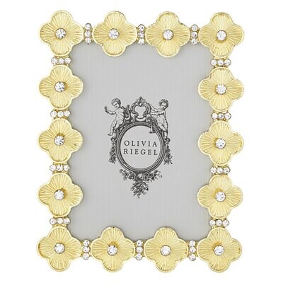 Olivia Riegel Gold Clover 2.5&quot; x 3.5&quot; Picture Frame RT2251, MPN: RT2251,