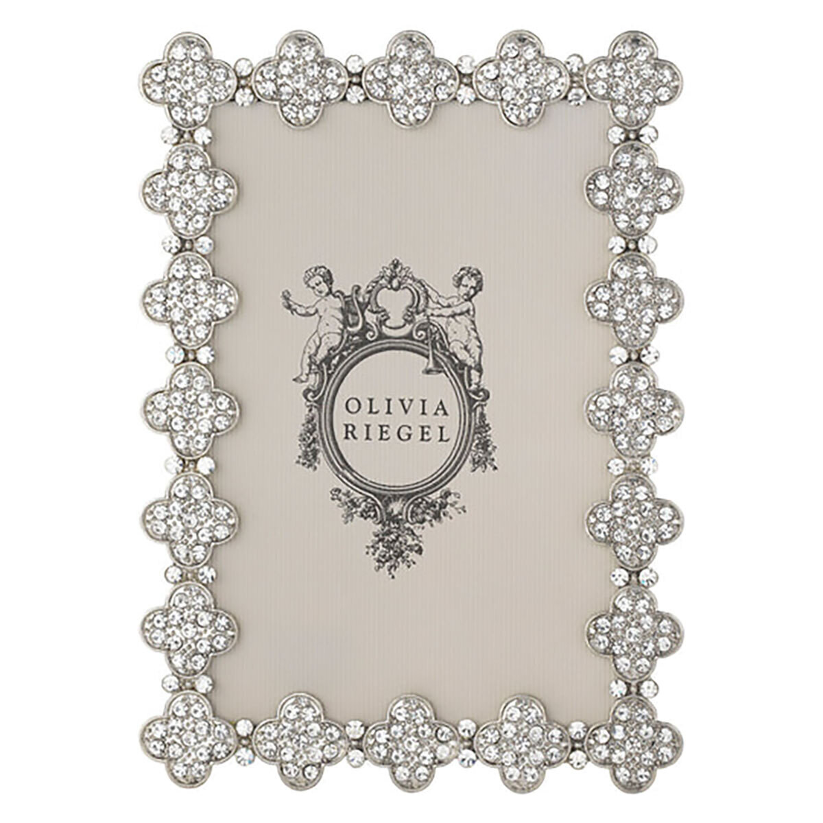 Olivia Riegel Silver Pav� Clover 4&quot; x 6&quot; Picture Frame RT2352, MPN: RT2352, 851090000230
