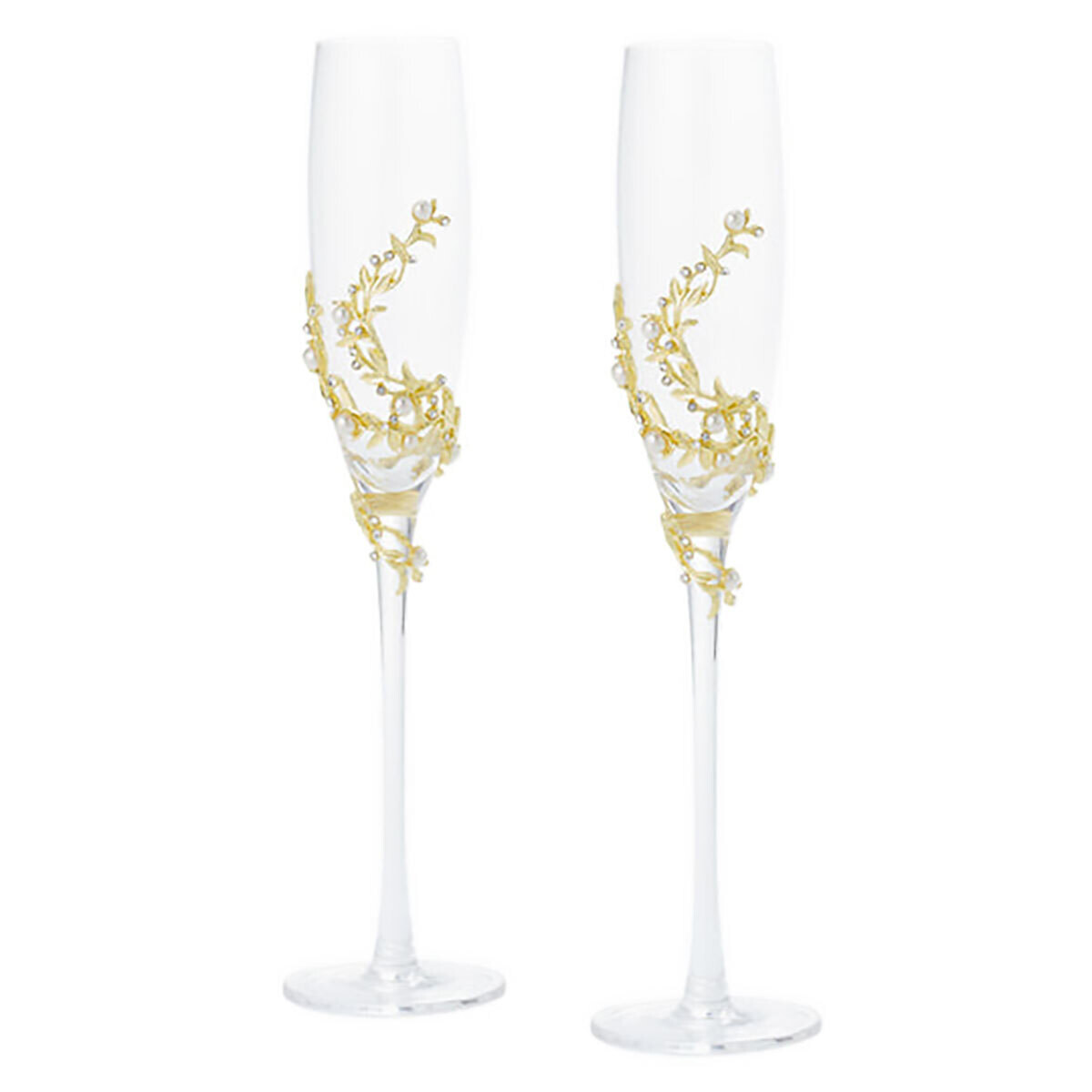 Olivia Riegel Gold Eleanor Flute Set of 2 FL2300, MPN: FL2300, 817655011905