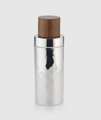 Mary Jurek Cocktail Shaker with Wood Lid 9 1/2&quot; HS007, MPN: HS007,