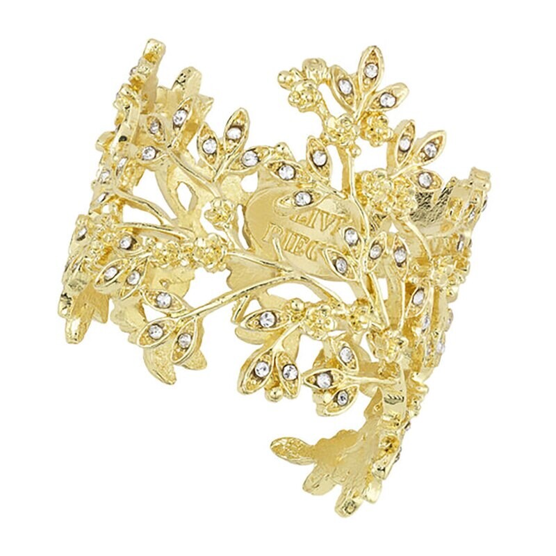 Olivia Riegel Gold Isadora Napkin Ring Set of 4 NR1015