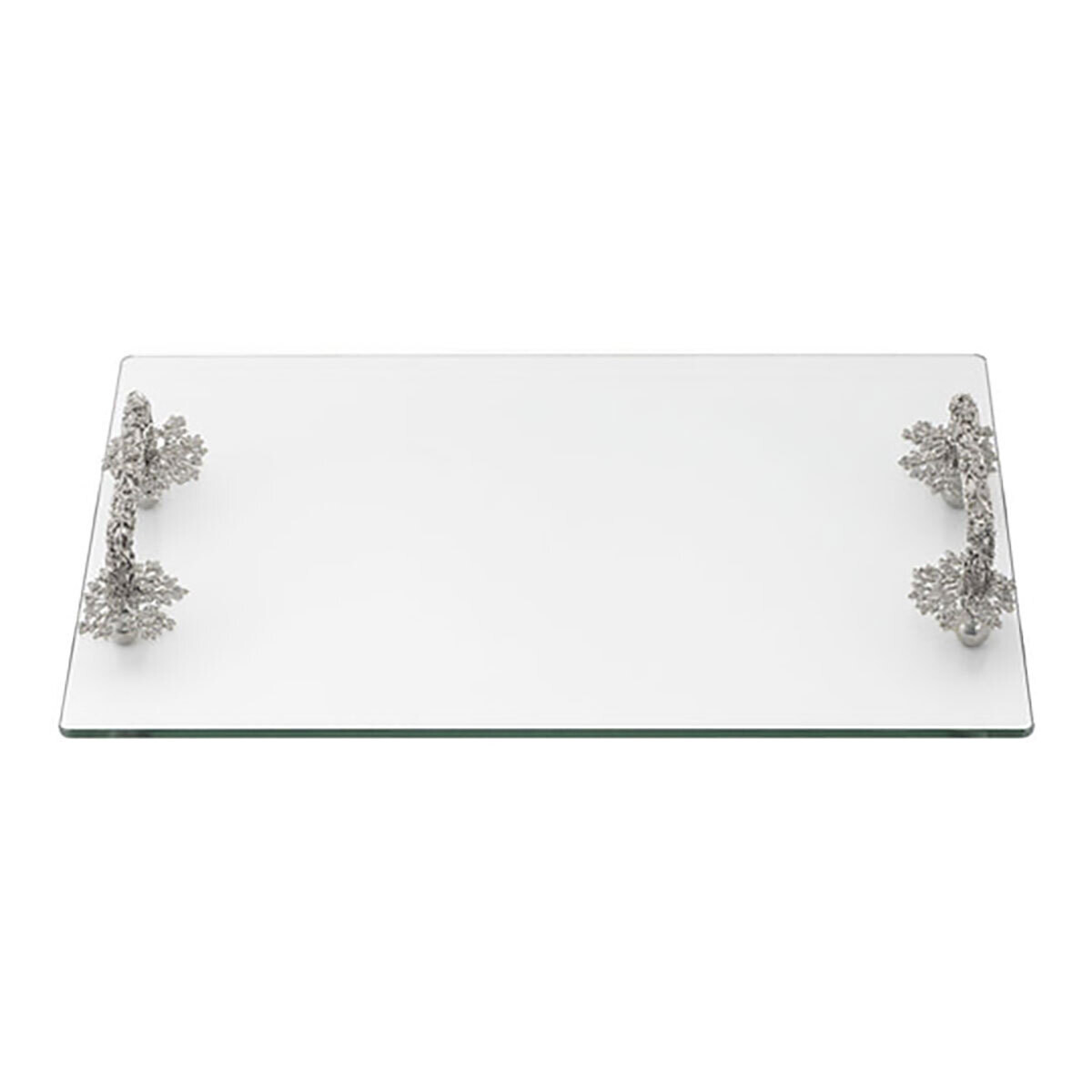 Olivia Riegel Silver Isadora Glass Tray VT9006