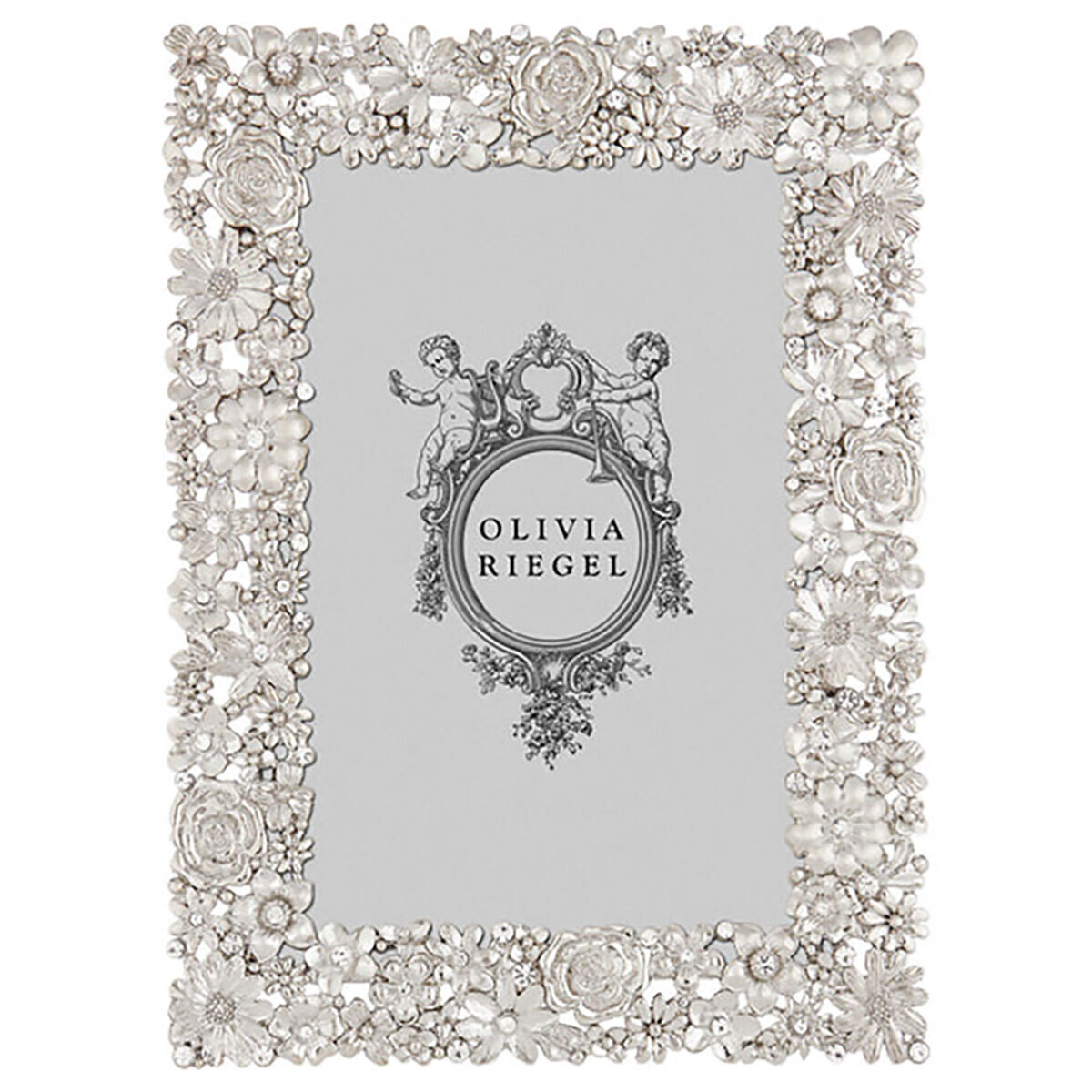 Olivia Riegel Silver Everleigh 4" x 6" Picture Frame RT4516