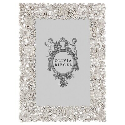 Olivia Riegel Silver Everleigh 4&quot; x 6&quot; Picture Frame RT4516, MPN: RT4516, 851090000636