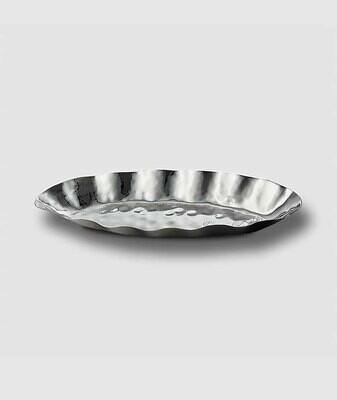 Mary Jurek Blossom Free Form Oval Ss Tray 15 1/4&quot; x 6 1/4&quot; x 1 1/2&quot; BLSMX004.1, MPN: BLSMX004.1,
