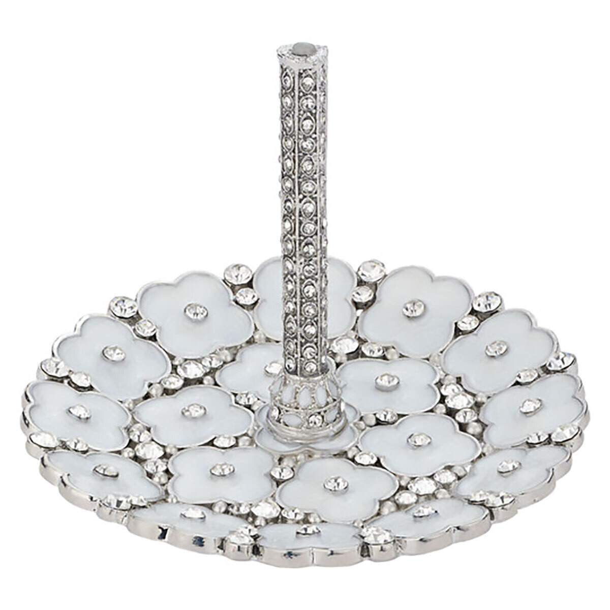 Olivia Riegel White Enamel Clover Ring Holder RH2312, MPN: RH2312,