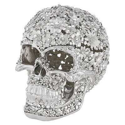 Olivia Riegel Silver Everleigh Skull Box CB2302, MPN: CB2302, 851090000360