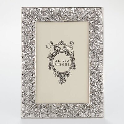 Olivia Riegel Silver Florence 4&quot; x 6&quot; Picture Frame RT4528, MPN: RT4528, 851090000728