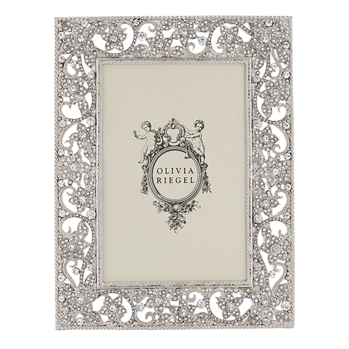 Olivia Riegel Silver Flora 5&quot; x 7&quot; Picture Frame RT4523, MPN: RT4523, 851090000674