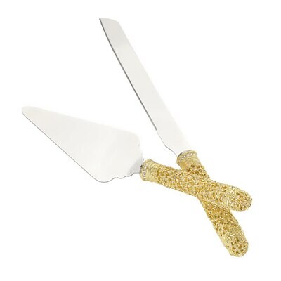 Olivia Riegel Gold Isadora Dessert Serving Set CK1109, MPN: CK1109,