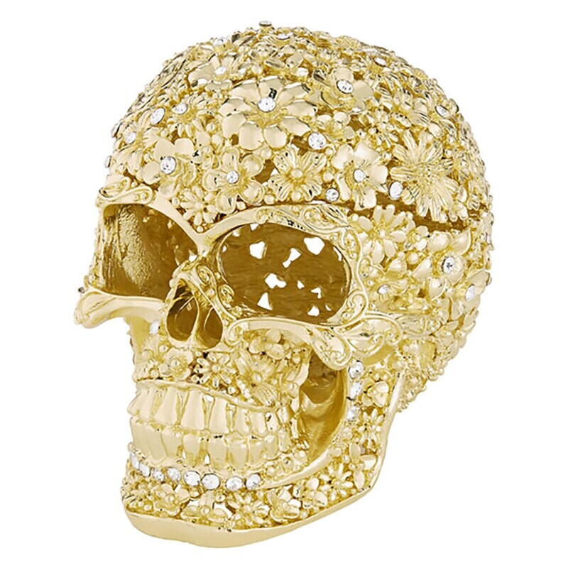 Olivia Riegel Gold Everleigh Skull Box CB2301