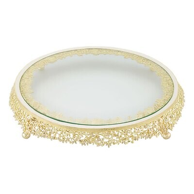 Olivia Riegel Gold Isadora Cake Plateau CP1005, MPN: CP1005,