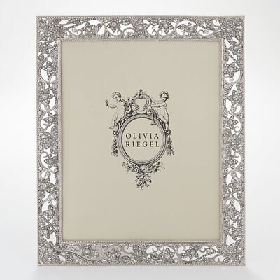 Olivia Riegel Silver Flora 8&quot; x 10&quot; Picture Frame RT4524, MPN: RT4524, 851090000681