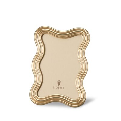 L&#39;Objet Ripple Gold Picture Frame 4x6 Inch F5101S, MPN: F5101S,