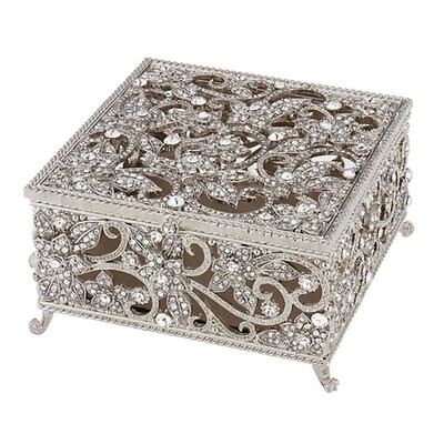 Olivia Riegel Silver Flora Box CB2307, MPN: CB2307,