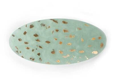 Annieglass Elements 15 1/2 X 7 1/4 Medium Oval Cheeseboard EL204, MPN: EL204, UPC: 690432204550