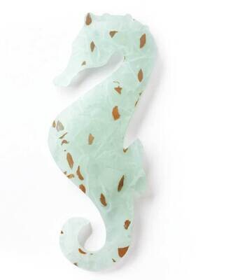 Annieglass Elements Seahorse Trivet EL114, MPN: EL114, UPC: 690432114552