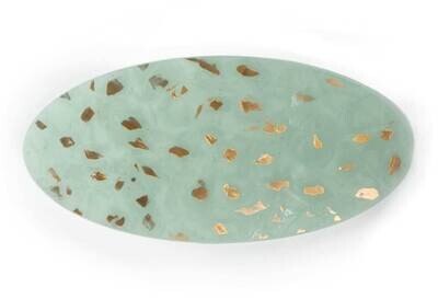 Annieglass Elements 21 1/2 X 8 3/4 Inch Large Oval Cheeseboard EL203, MPN: EL203, UPC: 690432203553