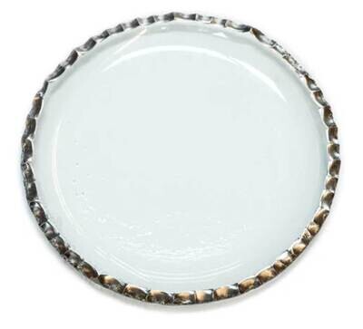 Annieglass Edgey Platinum 6 Inch Edgey Hors D�Oeuvre Plate E099P, MPN: E099P, UPC: 690432099002