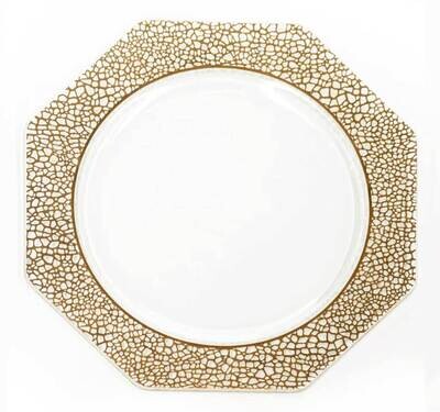 Annieglass Mosaic Gold 13 Inch Charger MS109G, MPN: MS109G, UPC: