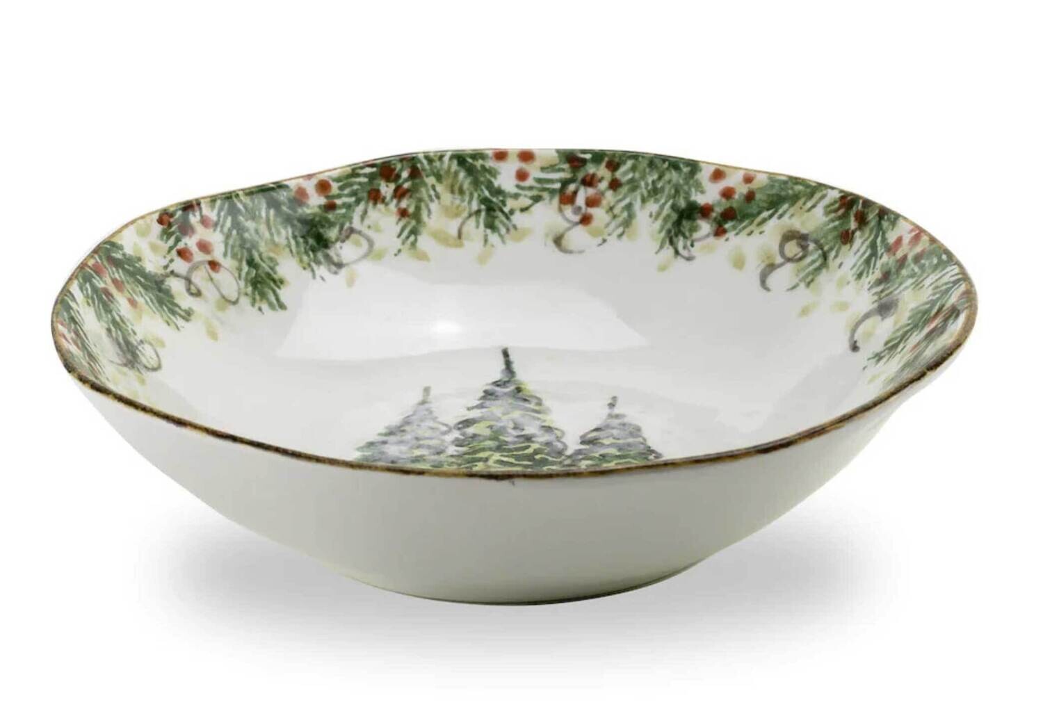 Arte Italica Natale Pasta Soup Bowl NAT6803