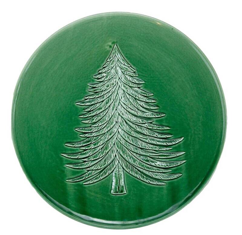 Arte Italica Foresta Holiday Platter in Italian Green FOR6010G