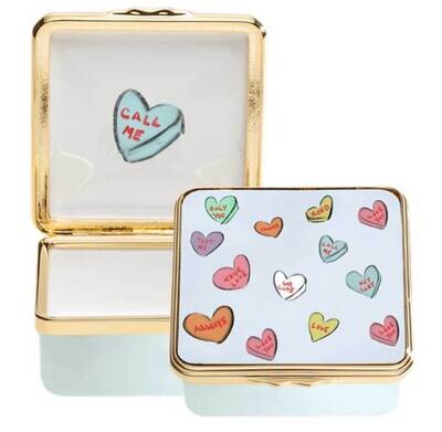 Halcyon Days Call Me Pale Blue Enamel Box ENTRL1258G, MPN: ENTRL1258G, 5056327816003