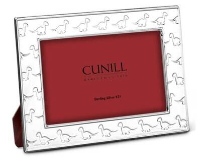 Cunill America Lil&#39; Dino 4x6 Inch Picture Frame .925 Sterling Silver 32746, MPN: 32746