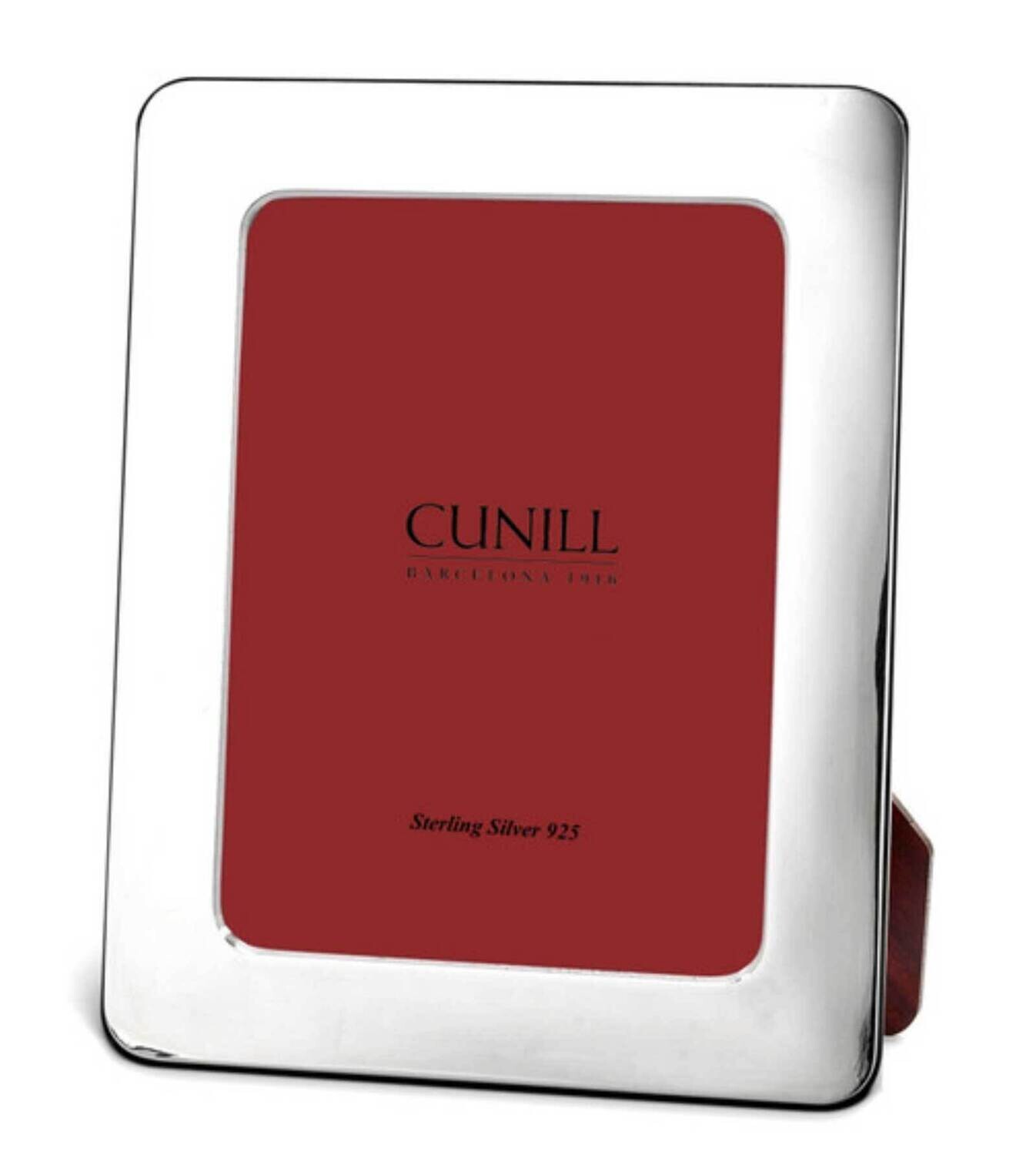 Cunill Plain 8x10 Inch Picture Frame .925 Sterling Silver 10179