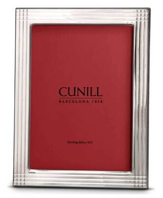Cunill America Pinstripe 8x10 Inch Picture Frame .925 Sterling Silver 83779, MPN: 83779